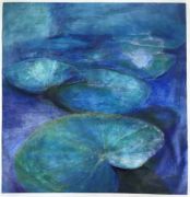 blue lily pads